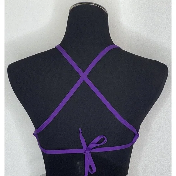 Jolyn Bikini Swim Top Vent Small Purple (Grape)‎ New with tags - Picture 2 of 5